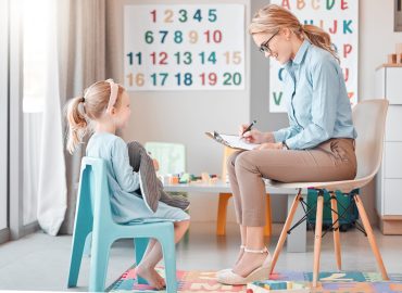 Psychological Assessment for Children Psychologist assessing a young child’s developmental and emotional skills.